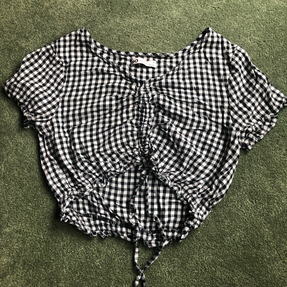 Plaid top
